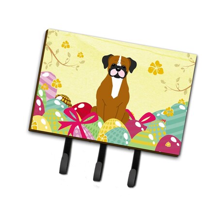 Jensendistributionservices Easter Eggs Flashy Fawn Boxer Leash or Key Holder MI1711926